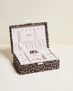 Boîte à bijoux Louise en velours léopard, vos bijoux ont trouvé leur repaire chic – LesDnicheuses