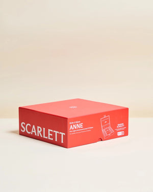 Boîte cartonnée rouge Maison Scarlett pour la boîte à bijoux Anne, une jolie surprise à déballer – LesDnicheuses
