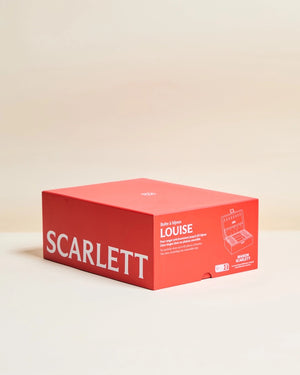 Boîte cartonnée rouge Maison Scarlett pour la boîte à bijoux Louise, une jolie surprise à déballer – LesDnicheuses