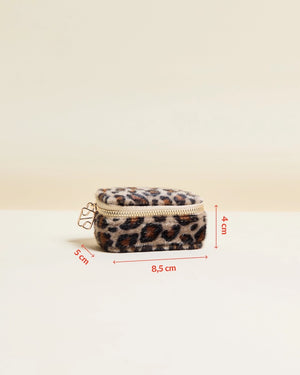 Mini boîte à bijoux de voyage Marie léopard, petit format et grande envie d’évasion – LesDnicheuses