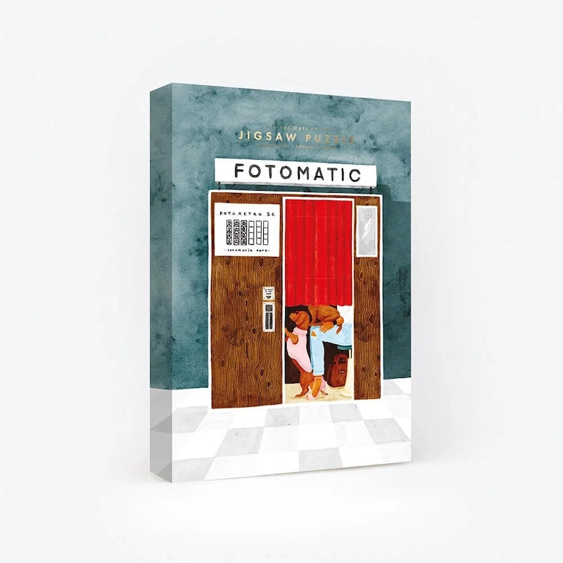 "Puzzle 1000 pièces Fotomatic, illustration vintage appareil photo, cadeau original - LesDnicheuses"