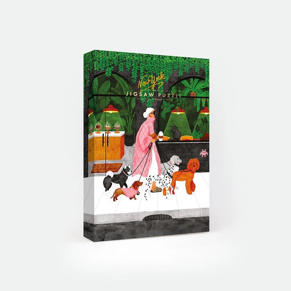 "Puzzle 1000 pièces Gardien de Chien, illustration humoristique, cadeau amoureux des chiens - LesDnicheuses"
