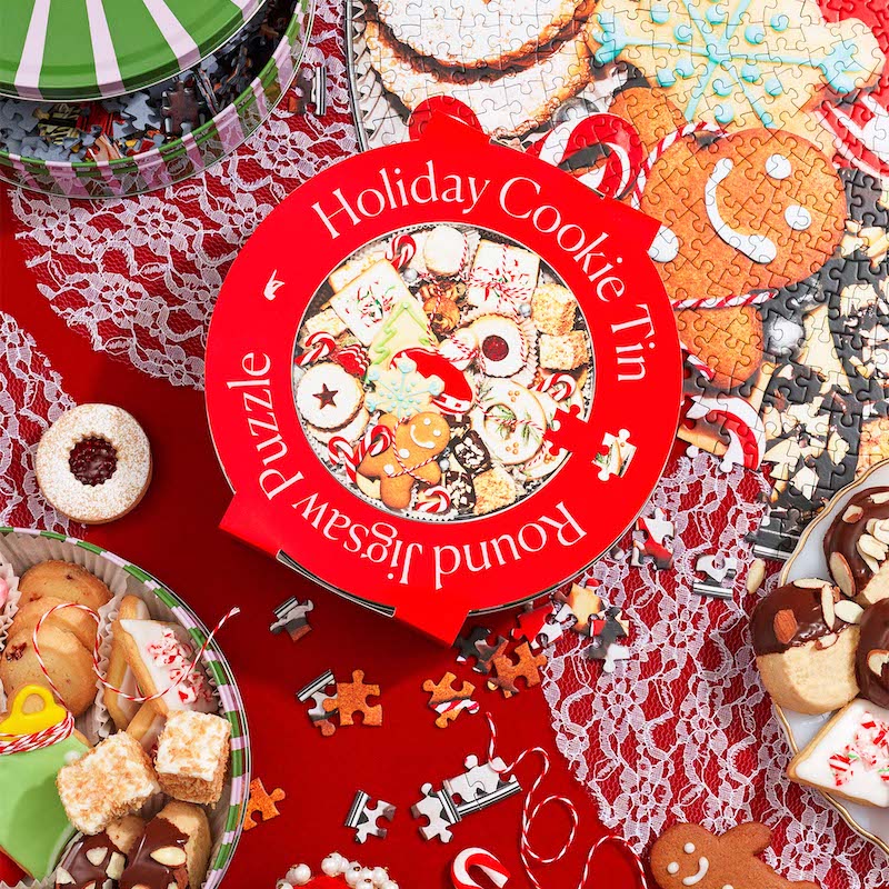 Puzzle Boîte À Biscuits De Noël 750 Pièces