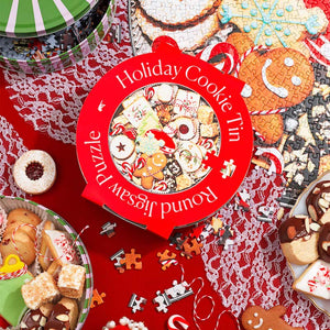 Puzzle Boîte À Biscuits De Noël 750 Pièces