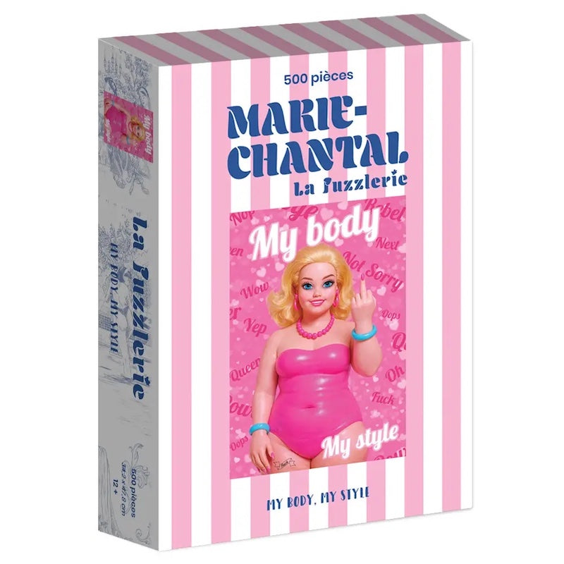 "Puzzle 500 pièces My Body My Style, illustration mode et féministe, cadeau original - LesDnicheuses"