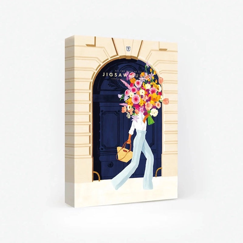"Puzzle 1000 pièces Porte Parisienne, décoration Paris chic, cadeau original - LesDnicheuses"