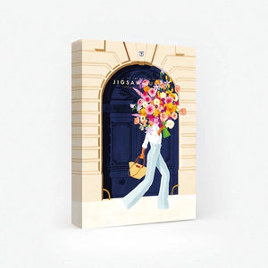 "Puzzle 1000 pièces Porte Parisienne, décoration Paris chic, cadeau original - LesDnicheuses"
