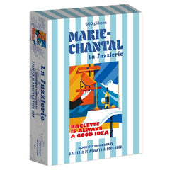 "Puzzle 500 pièces Raclette Is Always A Good Idea, illustration humoristique gourmande, cadeau original - LesDnicheuses"