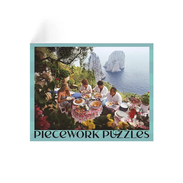 Puzzle Dîner En Plein Air Capri 1000 Pièces - Slim Aarons