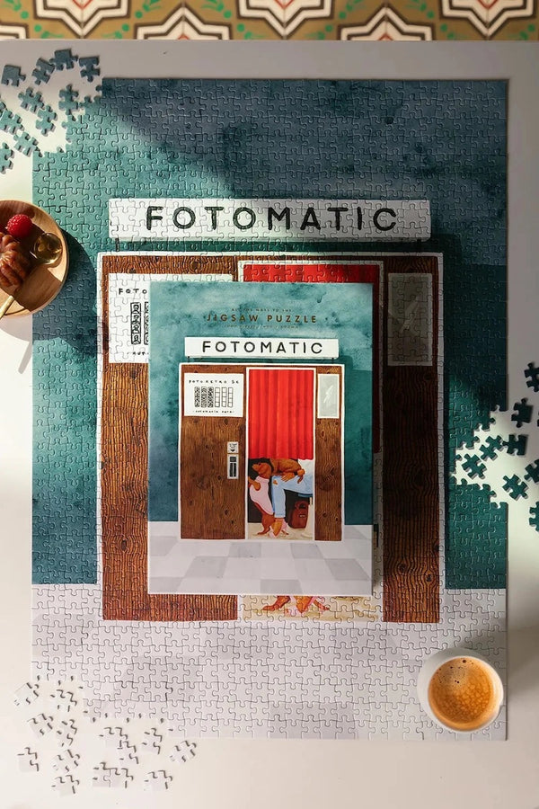 "Puzzle Fotomatic 1000 pièces, design rétro et nostalgique, idée cadeau photo - LesDnicheuses"