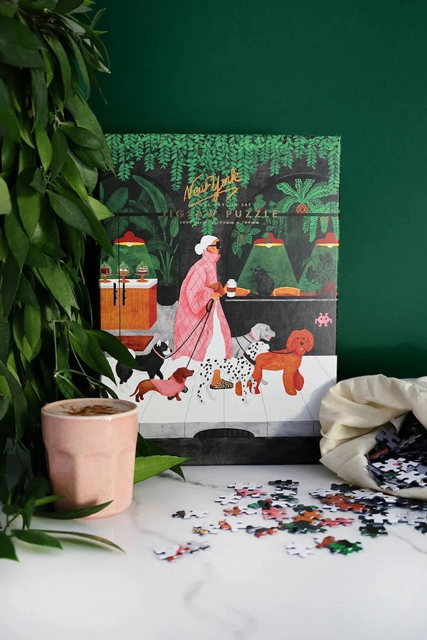 "Puzzle Gardien de Chien vue de détail, qualité premium, made in France - LesDnicheuses"