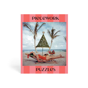 "Puzzle Slim Aarons Palm Beach, scène de vie ensoleillée et élégante, cadeau original - LesDnicheuses"