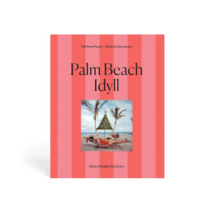 "Puzzle Palm Beach Idyll vue de détail, 750 pièces qualité premium, décoration chic et lumineuse - LesDnicheuses"