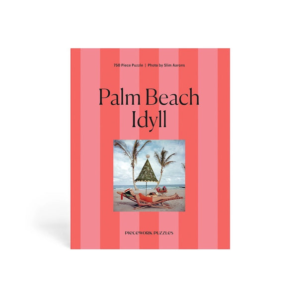 "Puzzle Palm Beach Idyll vue de détail, 750 pièces qualité premium, décoration chic et lumineuse - LesDnicheuses"