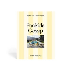 "Puzzle Poolside Gossip 1000 pièces Slim Aarons, visuel complet boîte, idée cadeau loisir créatif et déco - LesDnicheuses"