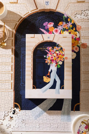 "Puzzle Paris 1000 pièces porte parisienne, idée cadeau amoureux de Paris - LesDnicheuses"