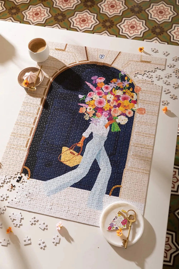 "Puzzle Porte Parisienne vue de détail, qualité premium 1000 pièces - LesDnicheuses"