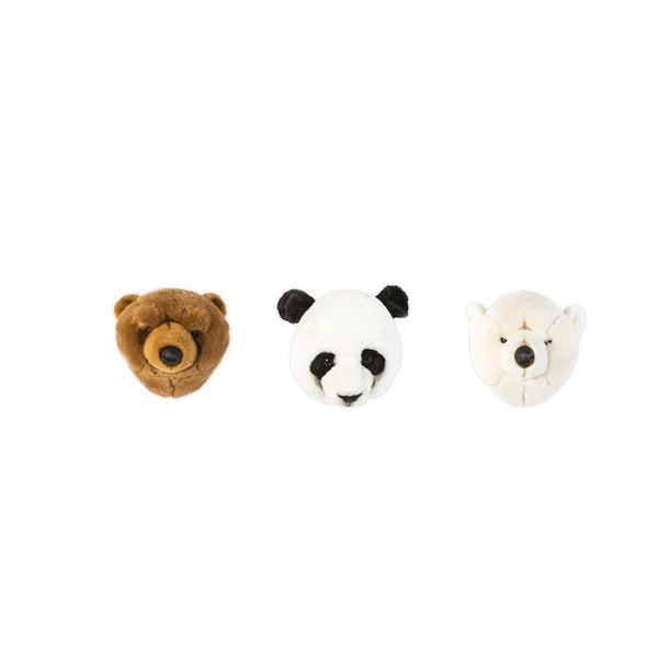 "Coffret têtes miniatures ours, idée cadeau original décoration intérieure - LesDnicheuses"